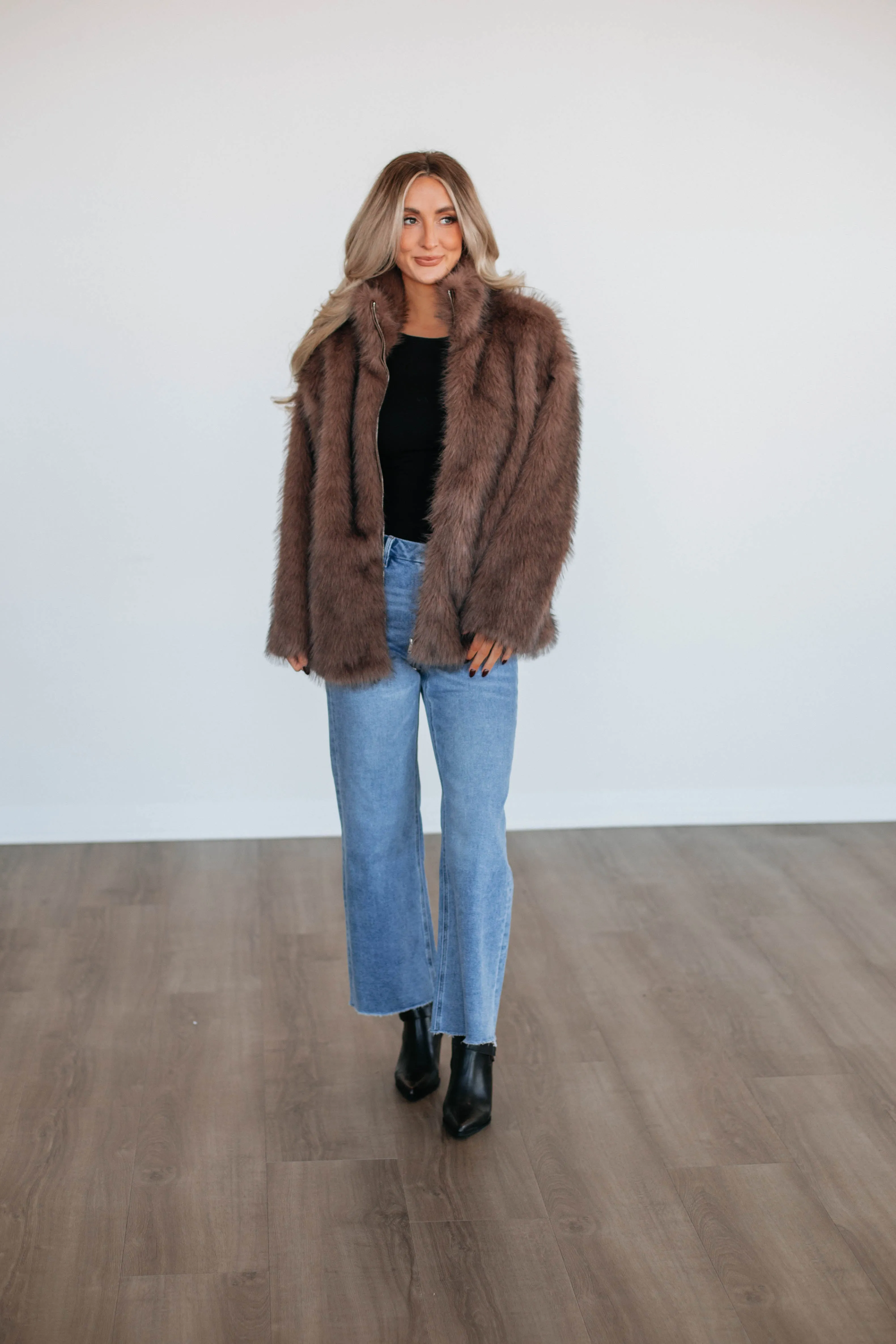 Anastasia Faux Fur Jacket