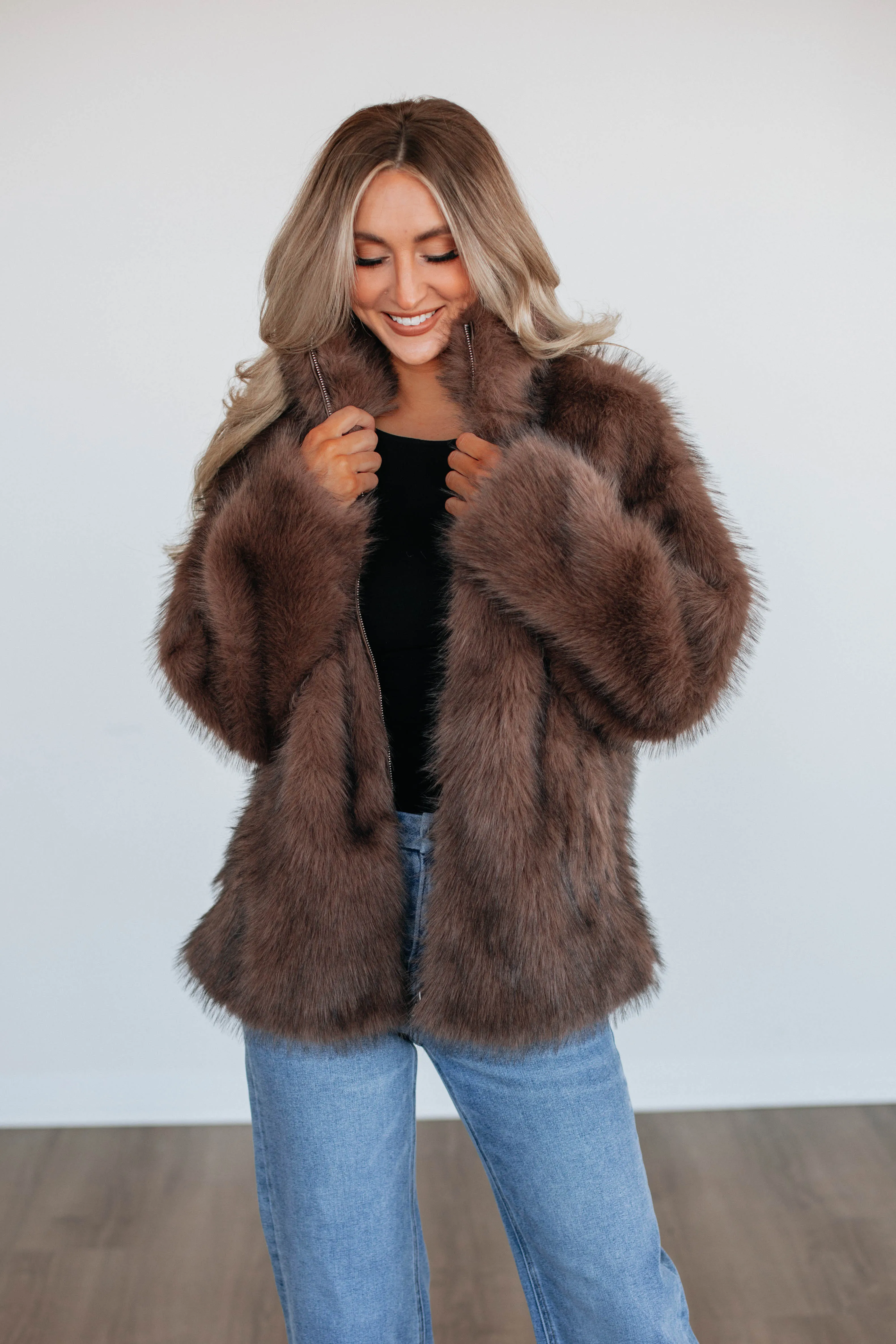 Anastasia Faux Fur Jacket