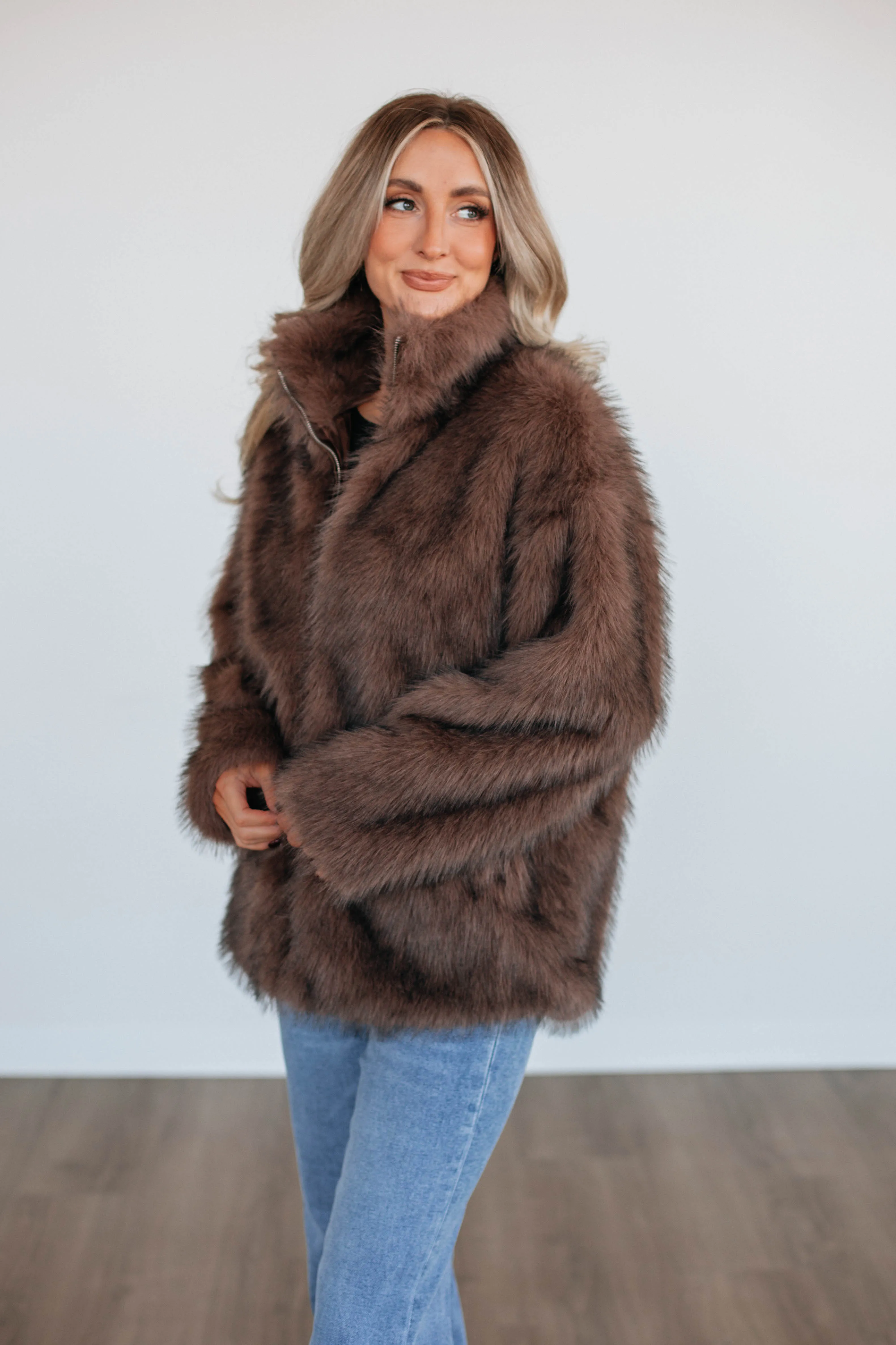 Anastasia Faux Fur Jacket