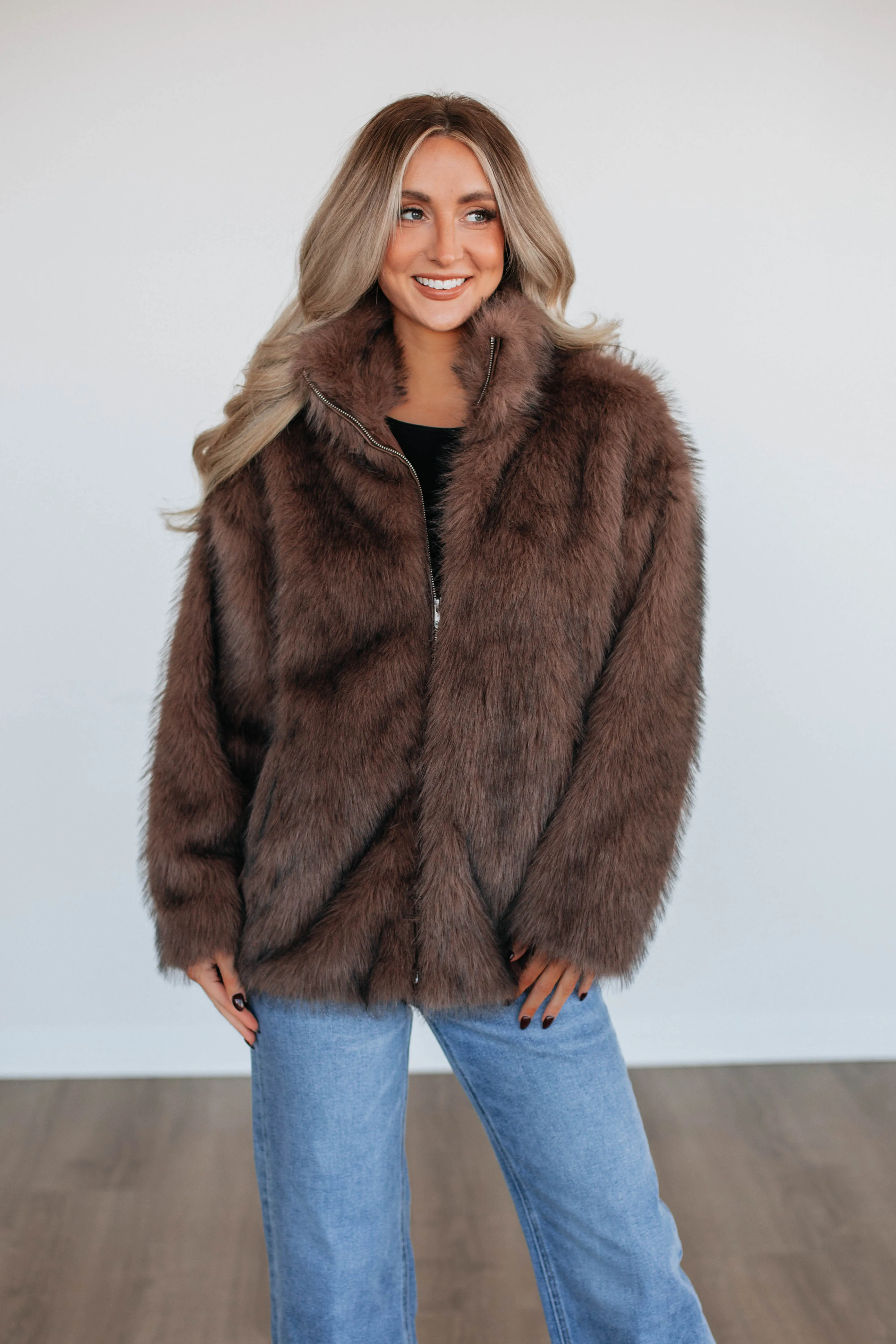 Anastasia Faux Fur Jacket