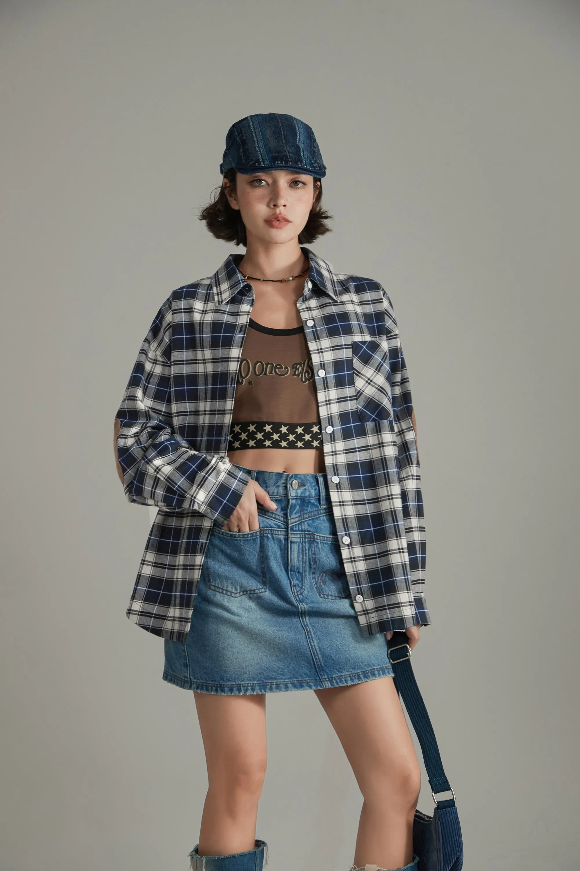 Checked Loose Fit Shirt