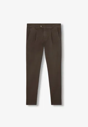 CHINO TROUSERS WITH DARTS