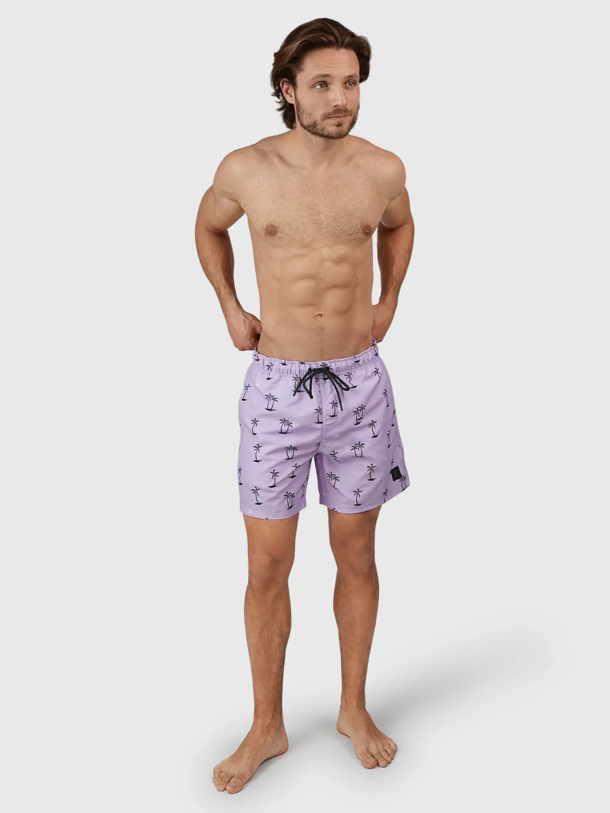 Cruneco-Mini Men Swim Shorts | Purple