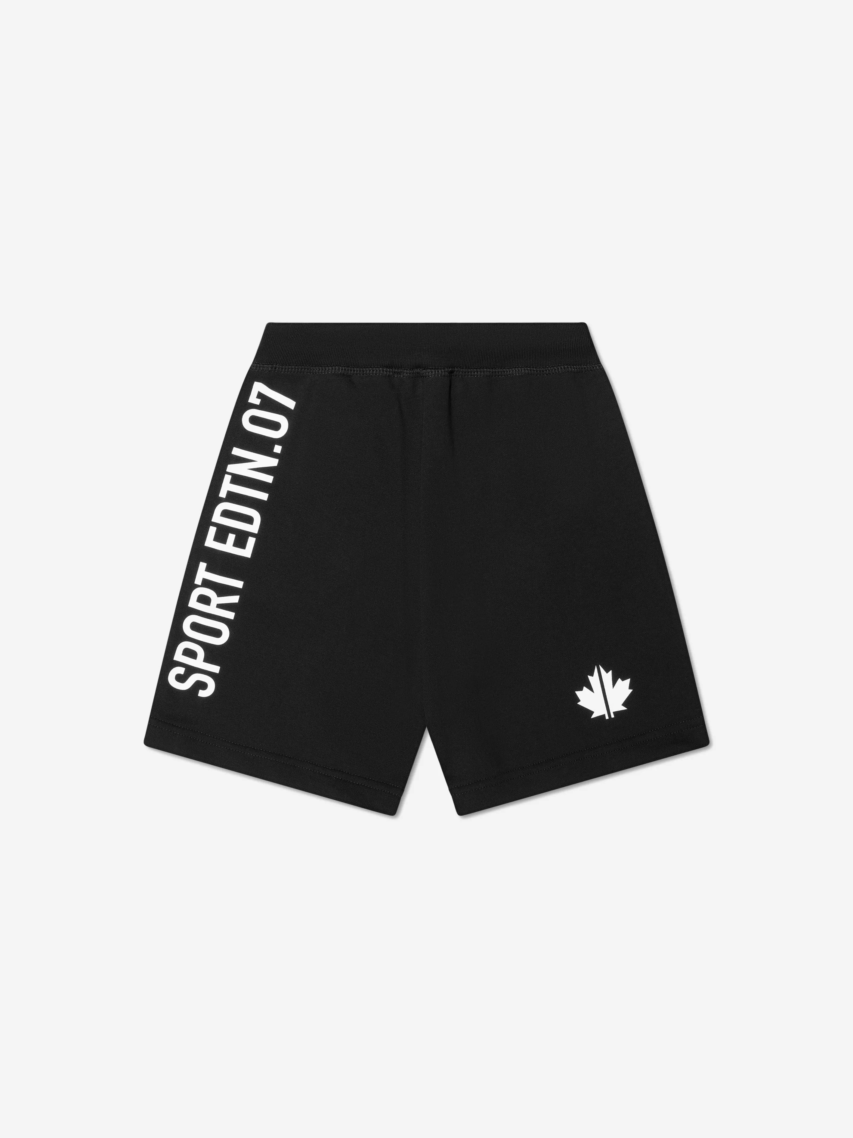 Dsquared2 Kids Sports Edition.07 Shorts In Black