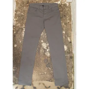 Grey Chino Fabric Jeans