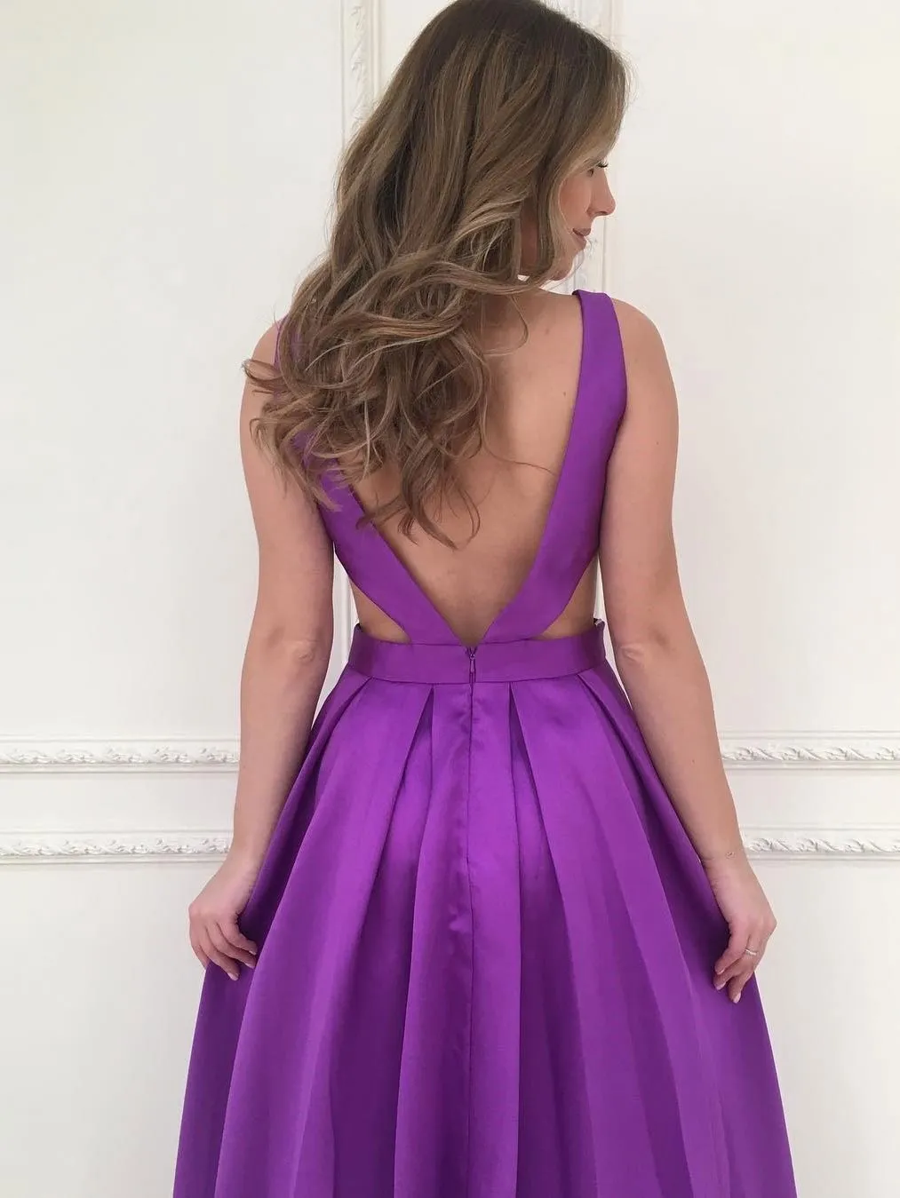 Long Prom Dresses, Satin Prom Dresses, A-Line Party Dresses, Sleeveless Evening Dresses, Sexy Prom Dresses , Vintage Prom Dresses, Backless Prom Dress, LB0551