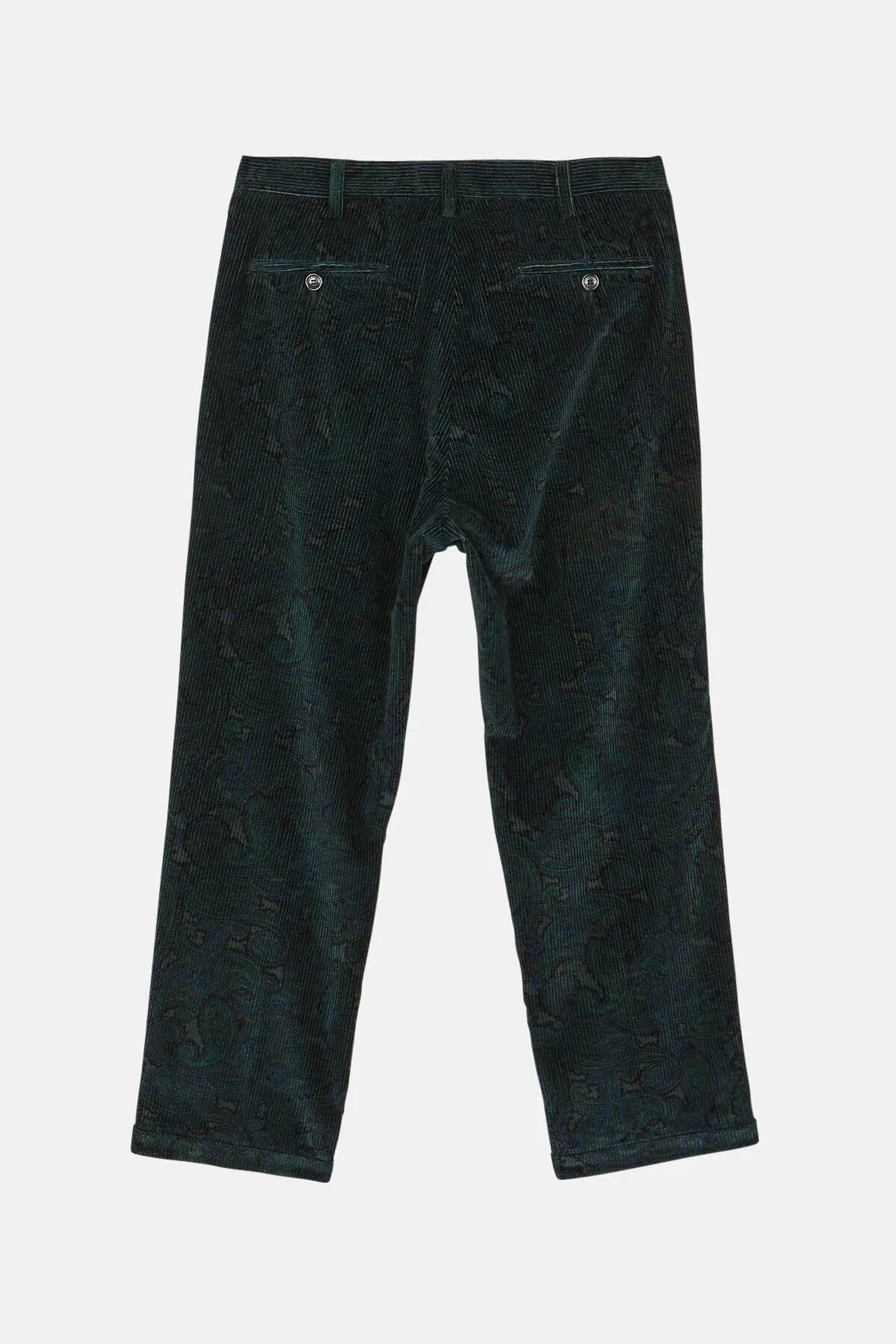 Patterned Corduroy Trousers