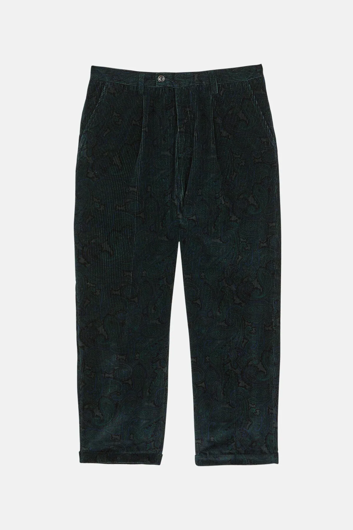 Patterned Corduroy Trousers