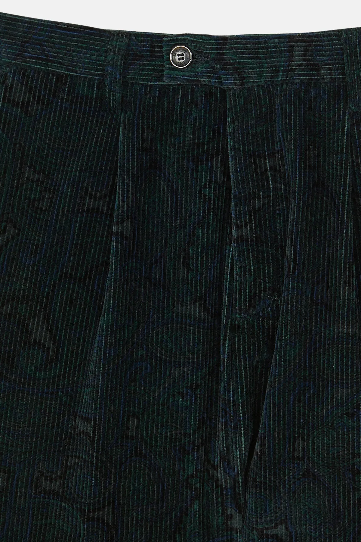 Patterned Corduroy Trousers