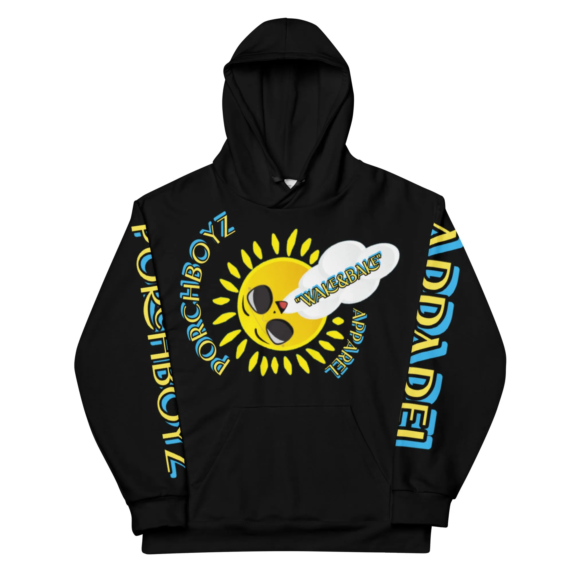 PORCHBOYZ APPAREL (WAKE&BAKE) COLLECTION Unisex Hoodie