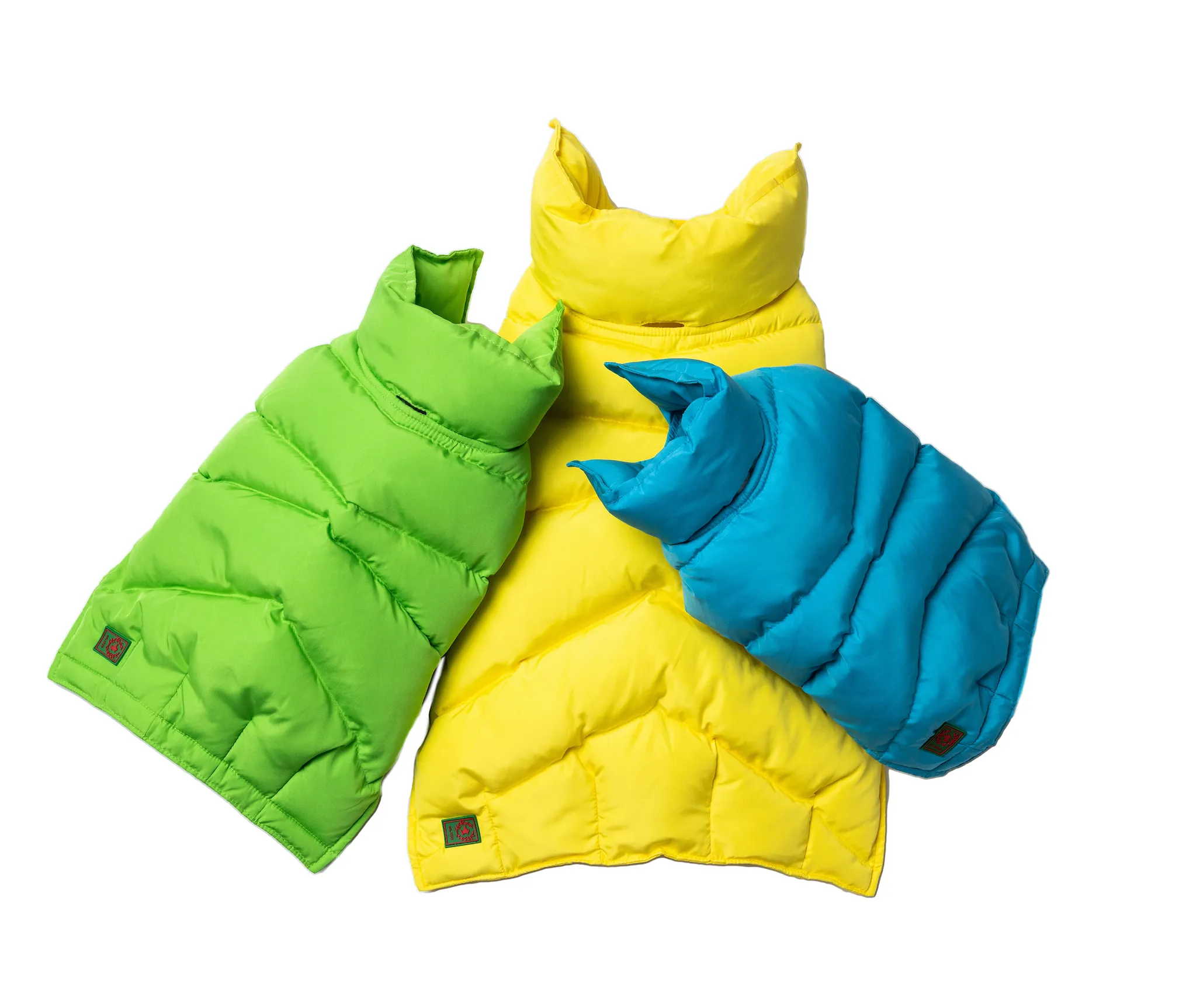 Puffer Coat (Synthetic Filled) | Yellow, Lime, Turquoise 3 Color Options