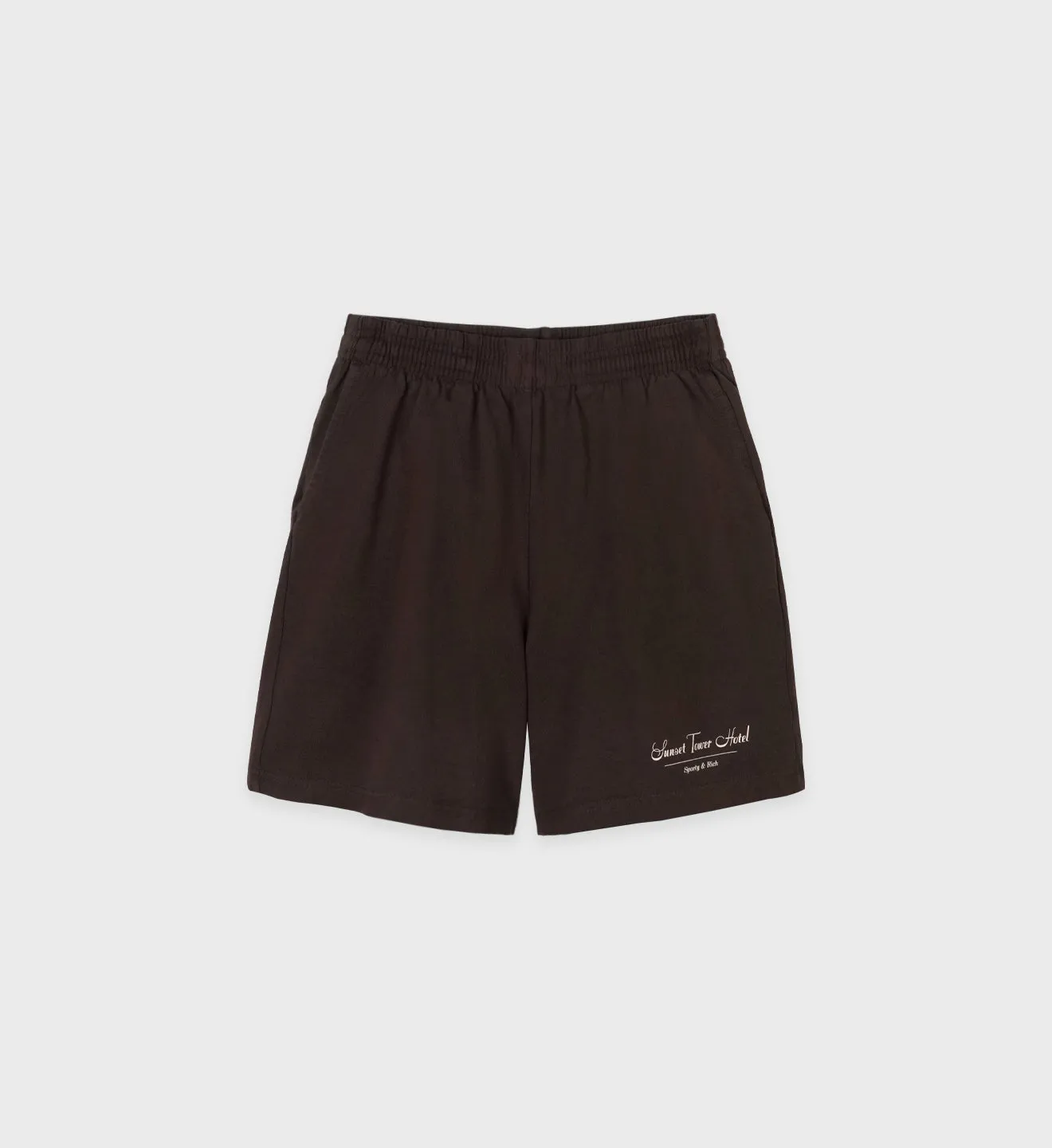 Sunset Sporty Gym Short - Chocolate