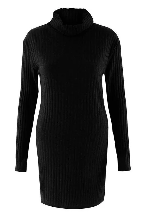 Wholesale Round Neck Long Sleeve Casual Dress