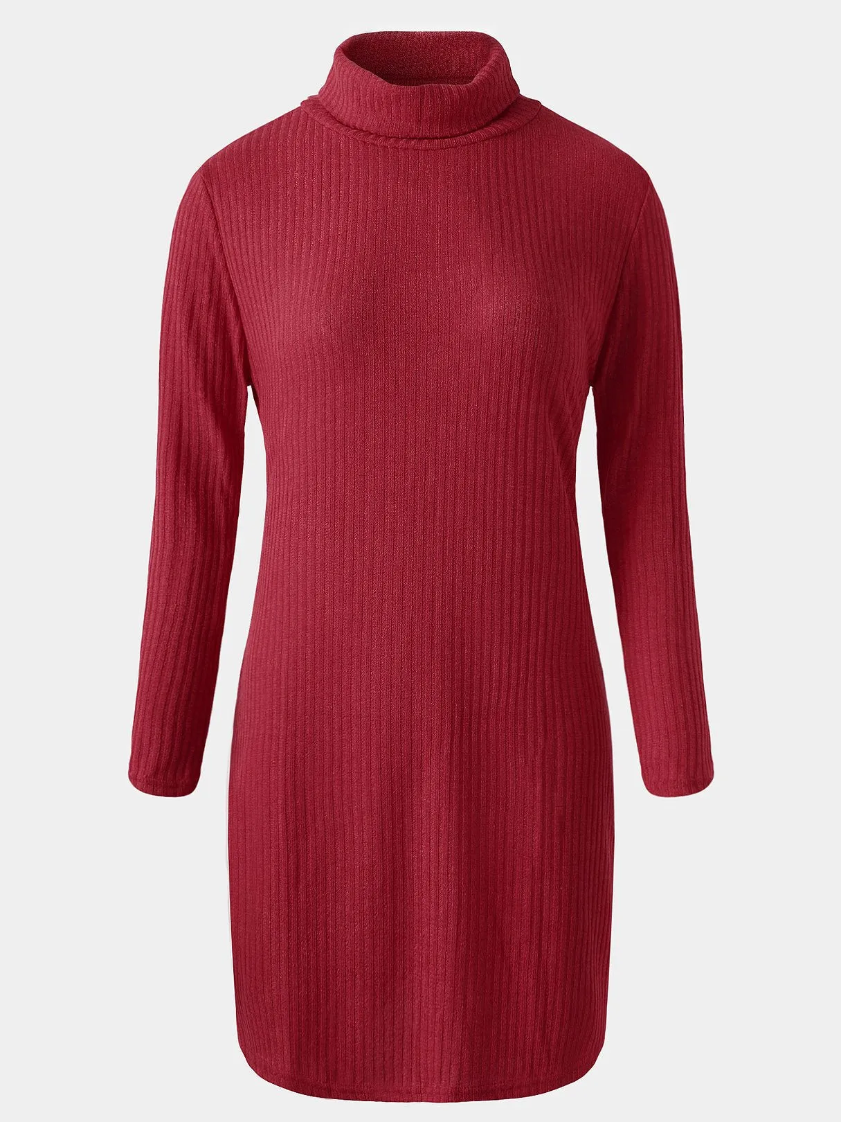 Wholesale Round Neck Long Sleeve Casual Dress