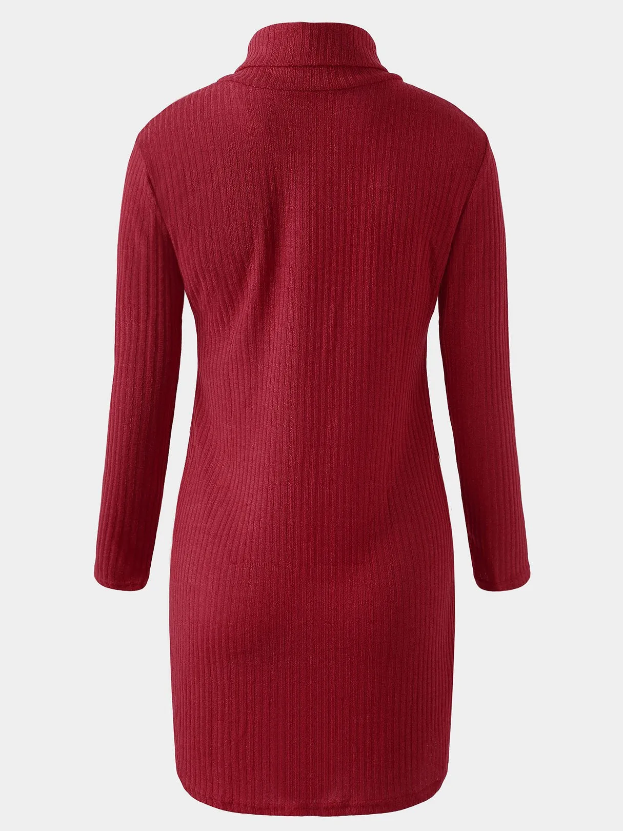 Wholesale Round Neck Long Sleeve Casual Dress