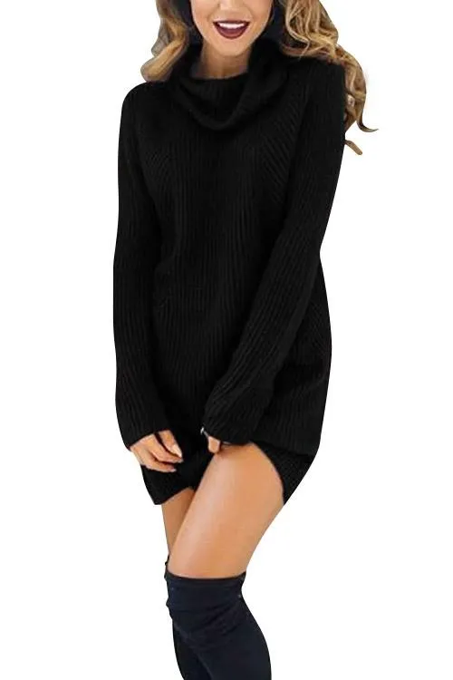 Wholesale Round Neck Long Sleeve Casual Dress